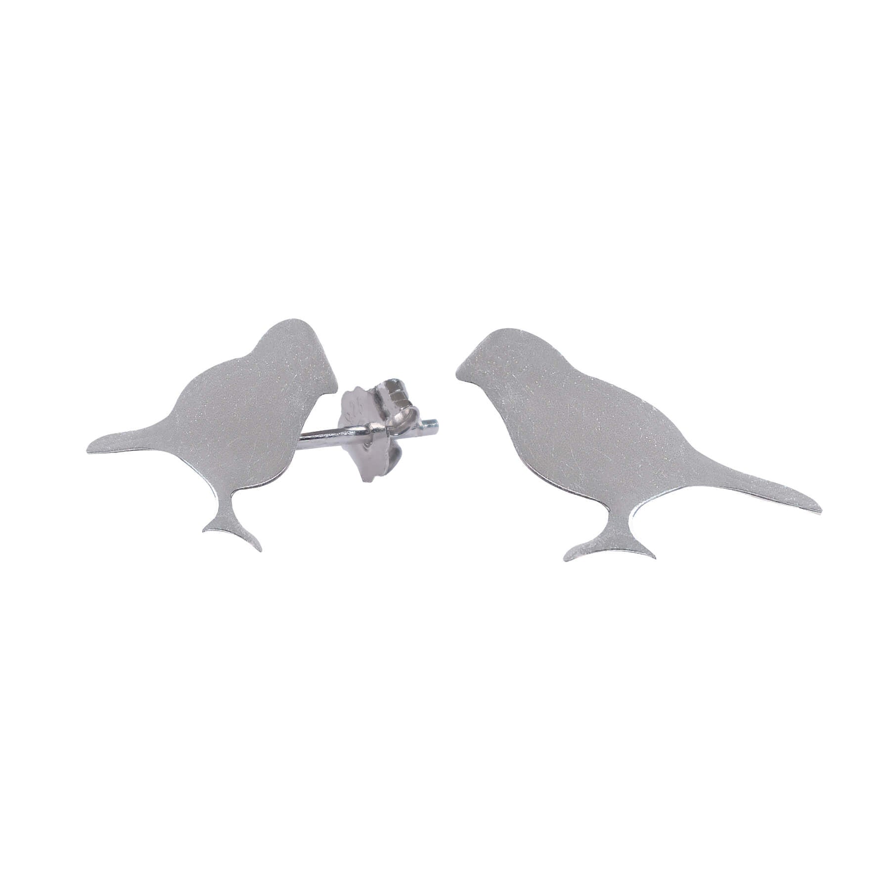 Silver Swallow Earrings