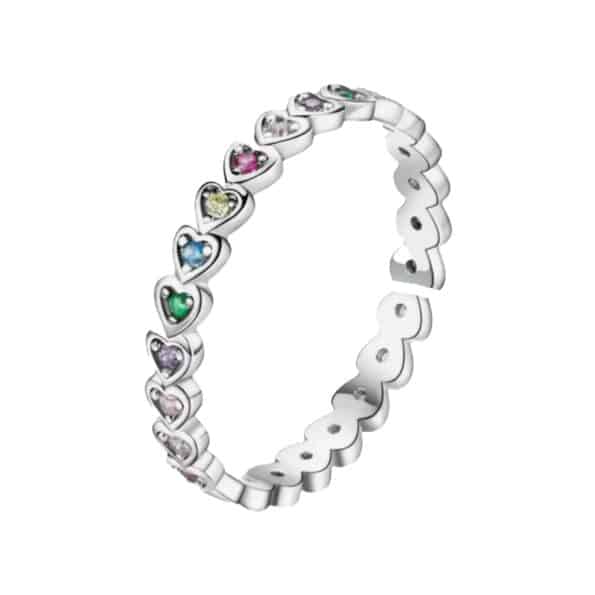 Silver Colour My Love Ring