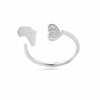Silver "Africa in My Heart" Ring