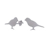 Silver Swallow Earrings