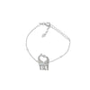 Silver Bracelet Love Giraffe