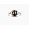 Silver Rose My Eye Ring